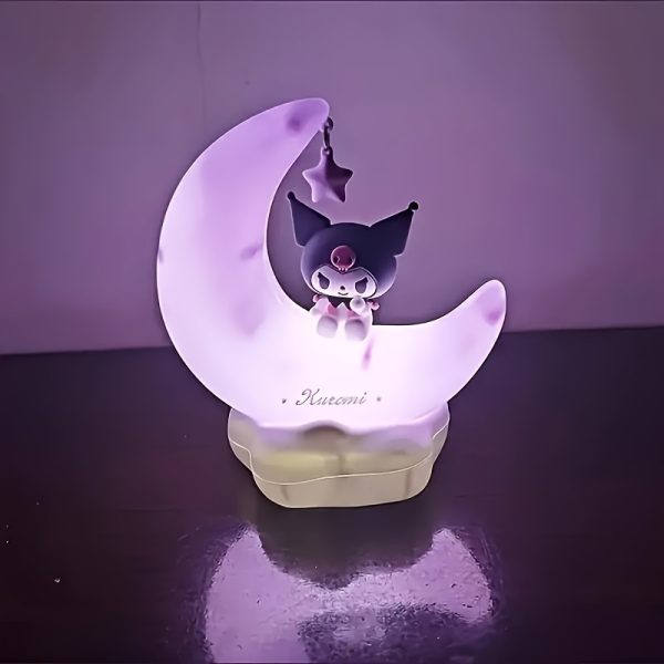 Kuromi & Cinnamonroll LED Lamp Kawaii Bedroom Decor, Night Light With USB