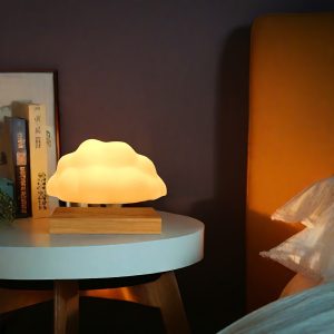 Maglev Cloud Night Light - Creative Magnetic Levitation Atmosphere Lamp With RGB Lighting, 360?? Rotating 3D Printed Cloud Design, Energy-Efficient And Eco-Friendly Home Decor